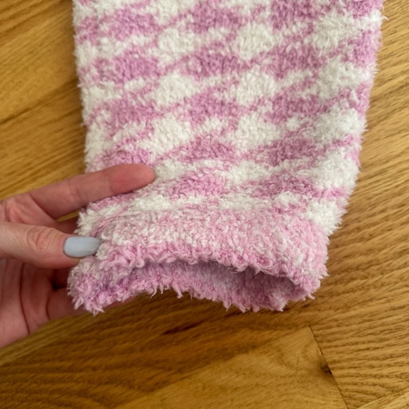 NWOT Skims Matching Pullover and Pants Set Houndstooth Pink S/M - Picture 10 of 11